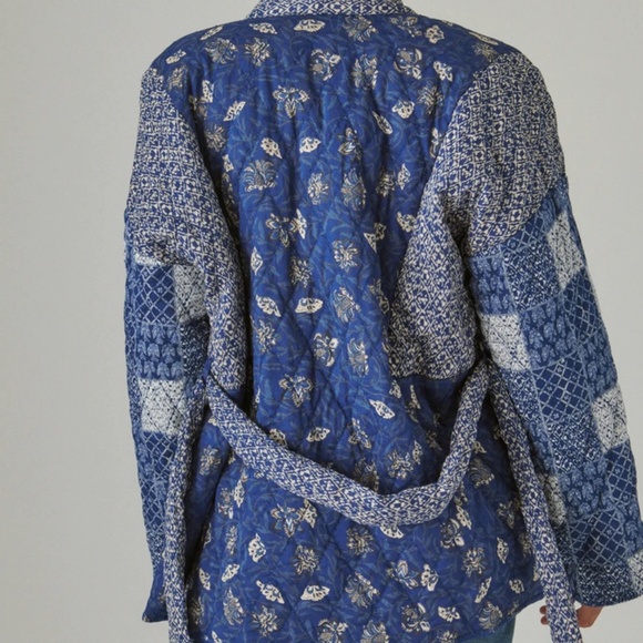 Lucky Patchwork Quilted Kimono_Women's Jacket - Picture 3 of 9